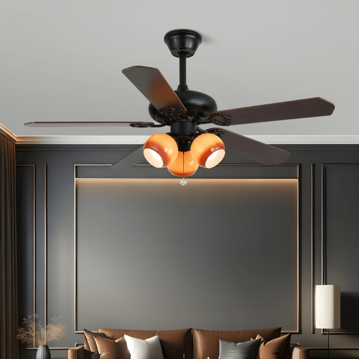 Plafonnier Ventilateur Calviera Vintage