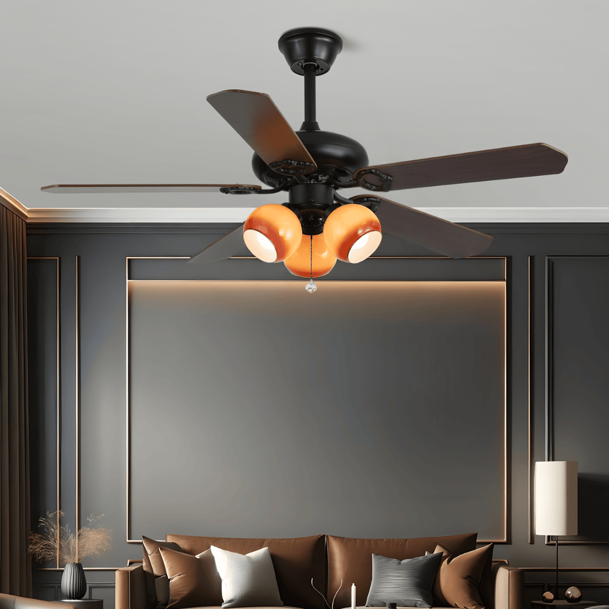 Plafonnier Ventilateur Calviera Vintage