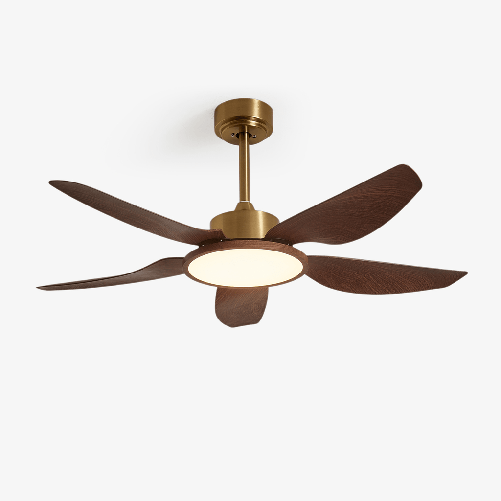 Plafonnier Ventilateur Aurelia Effet Bois