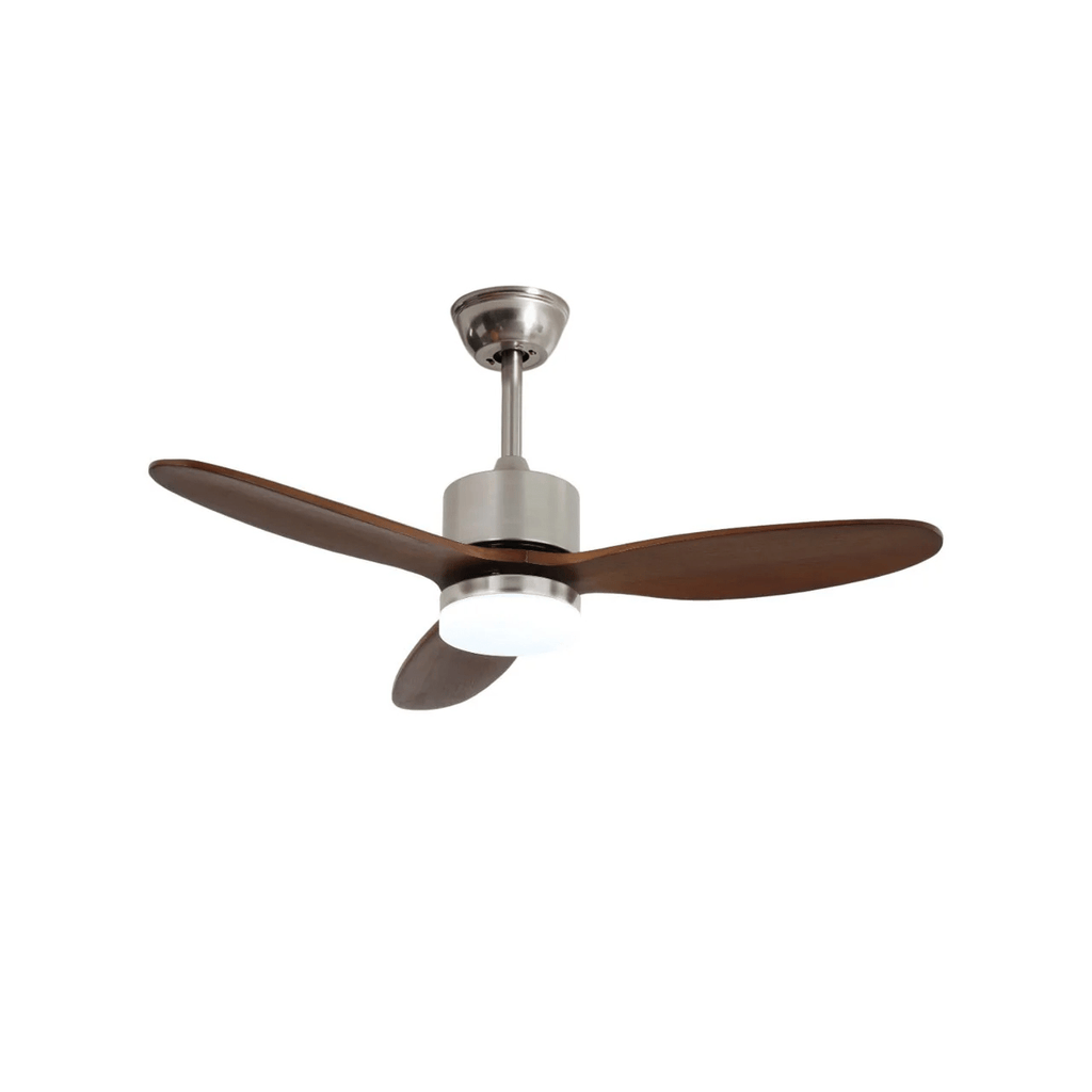 Plafonnier Ventilateur HushGlow en Bois