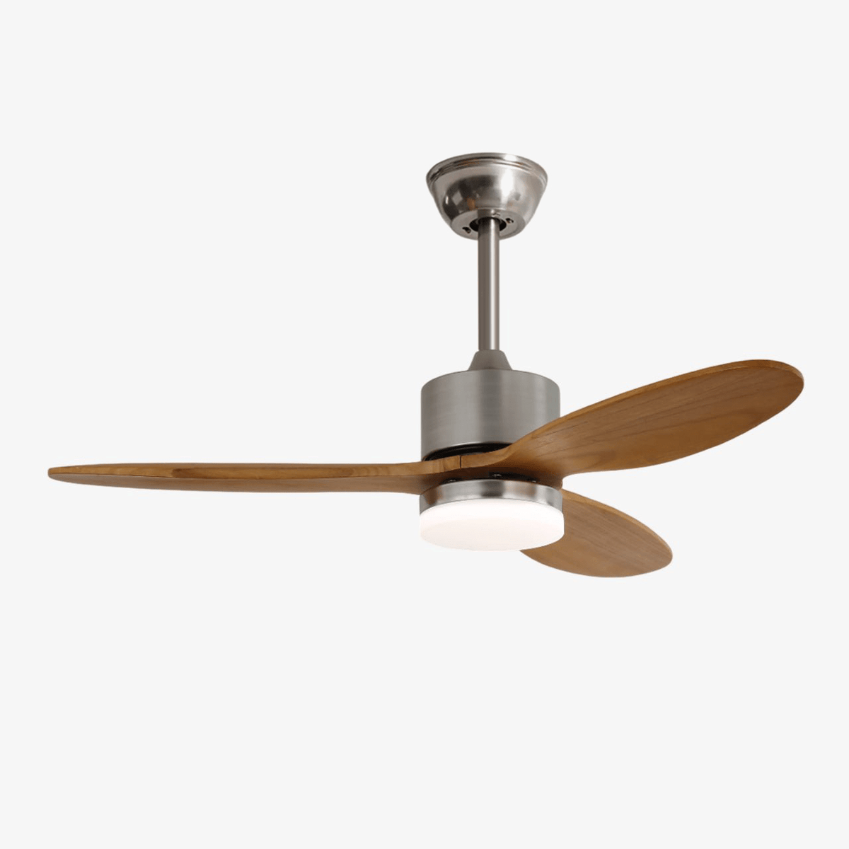Plafonnier Ventilateur HushGlow en Bois