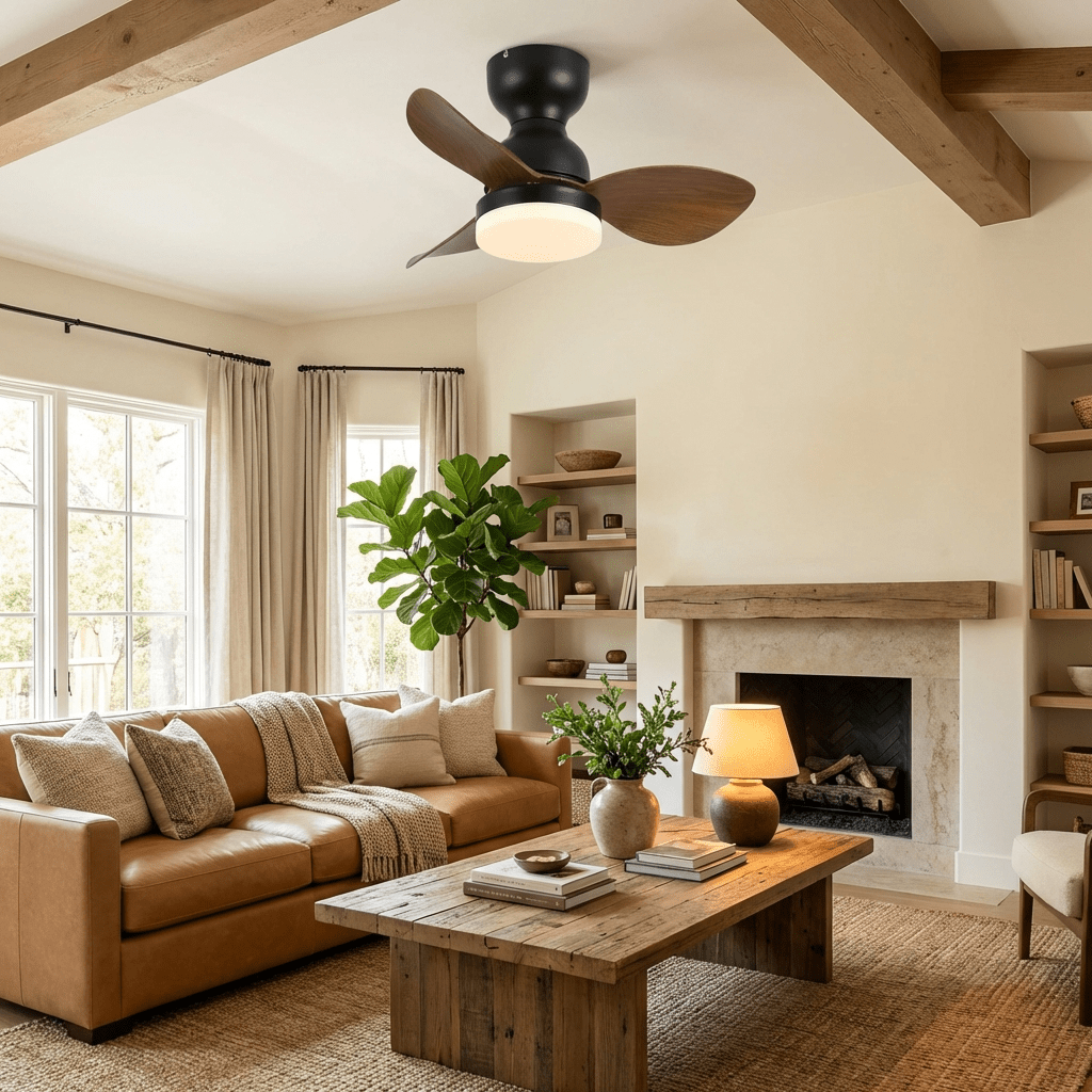 Plafonnier Ventilateur Silas Moderne