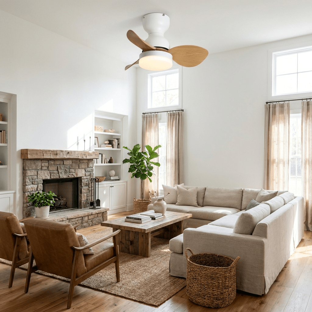 Plafonnier Ventilateur Silas Moderne