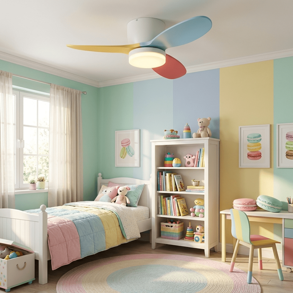Plafonnier Ventilateur Milo Pétale