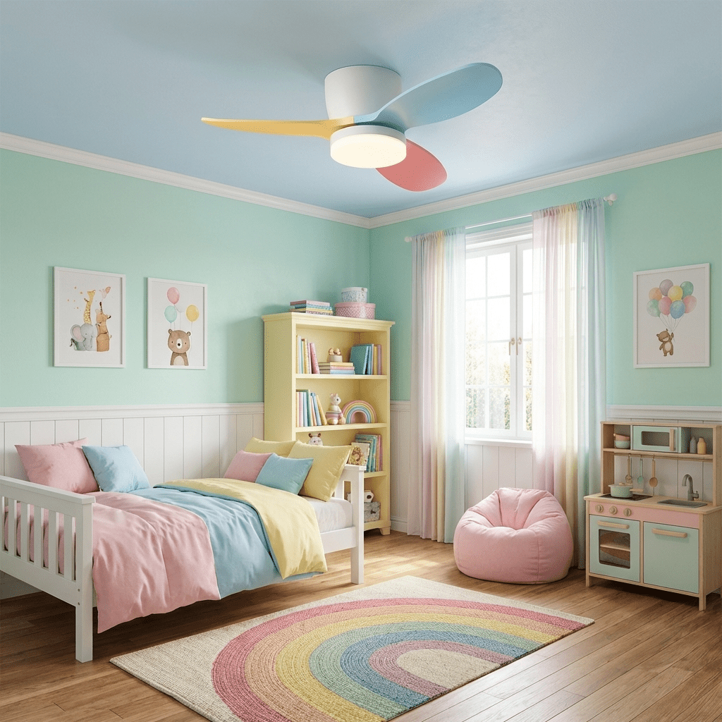 Plafonnier Ventilateur Milo Pétale