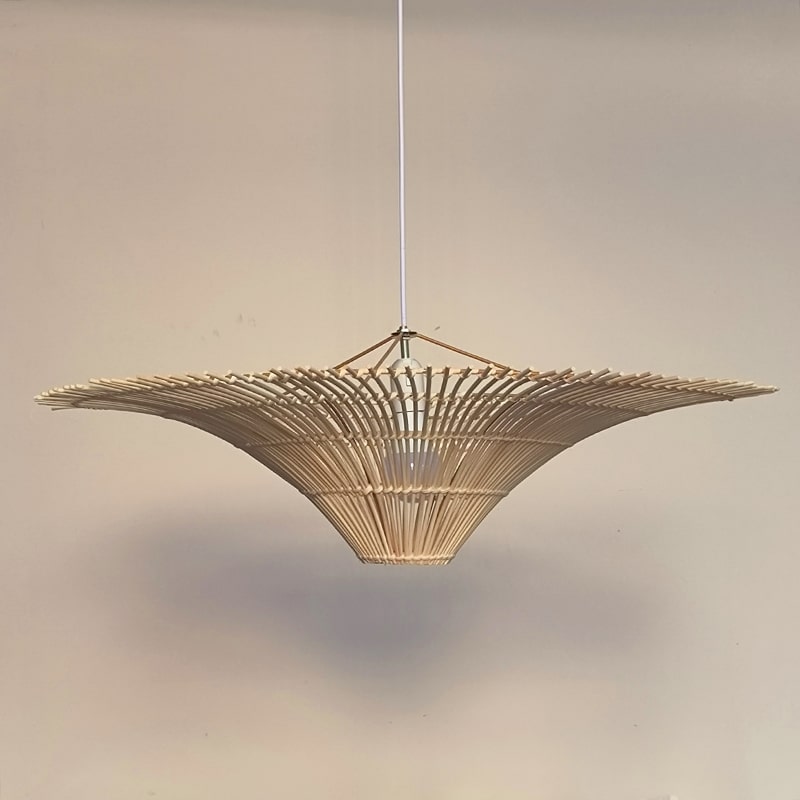Plafonnier Rotin LED Rétro Moderne