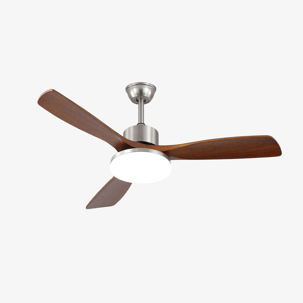 Plafonnier Ventilateur Orvian en Bois