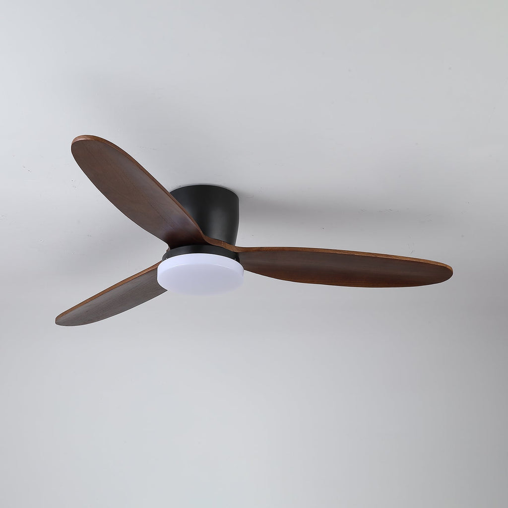 Plafonnier Ventilateur Athyrs en Bois