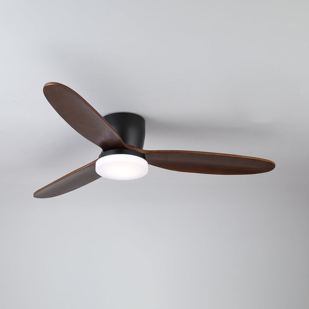 Plafonnier Ventilateur Athyrs en Bois