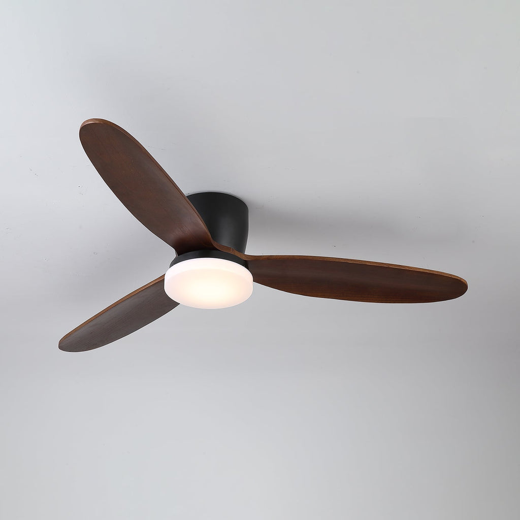 Plafonnier Ventilateur Athyrs en Bois