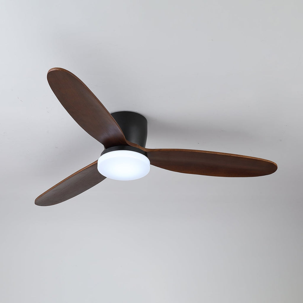 Plafonnier Ventilateur Athyrs en Bois