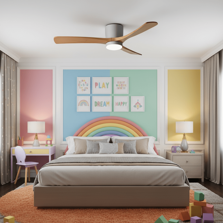 Plafonnier Ventilateur Ezra Nordique