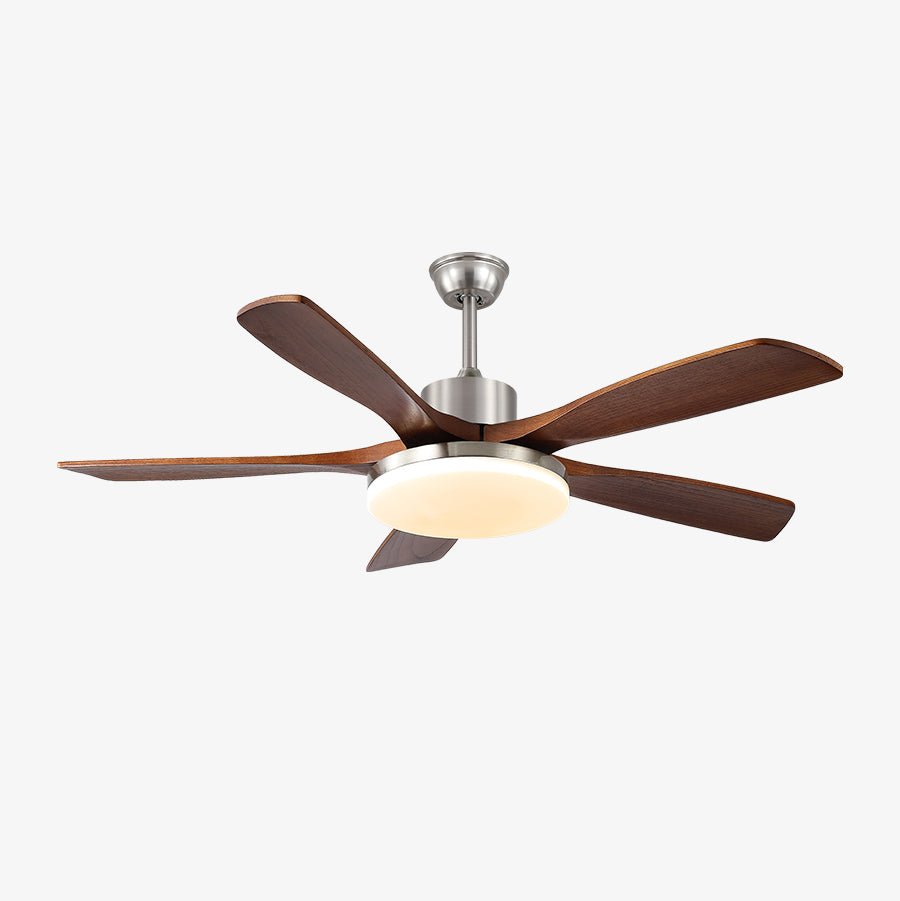 Plafonnier Ventilateur Orvian en Bois