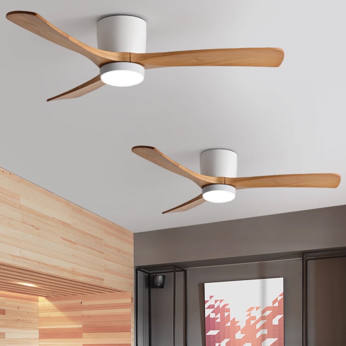 Plafonnier Ventilateur Ezra Nordique