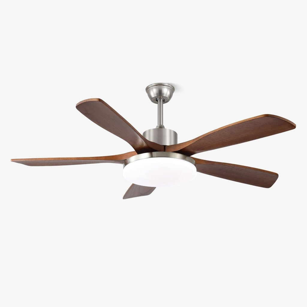 Plafonnier Ventilateur Orvian en Bois