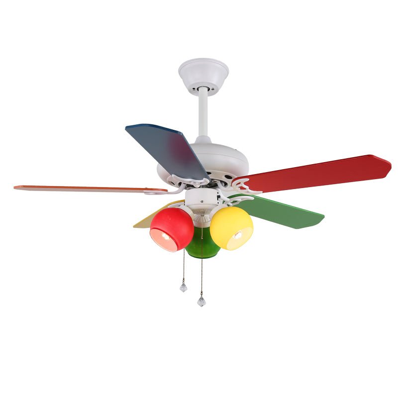 Plafonnier Ventilateur Carlo Coloré