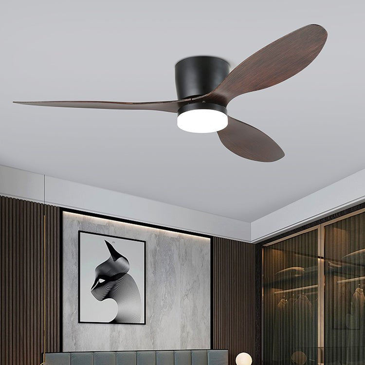 Plafonnier Ventilateur Brinor en Bois