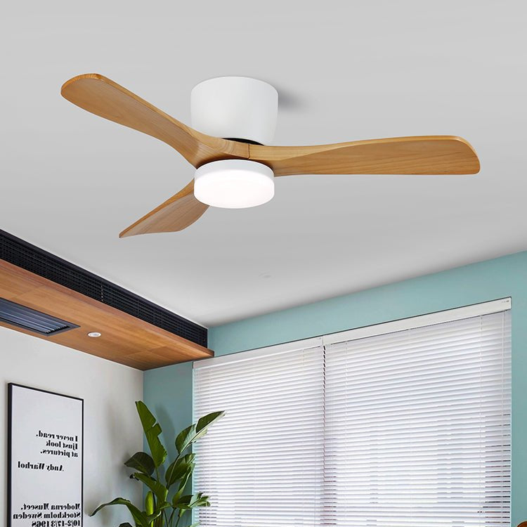 Plafonnier Ventilateur Brinor en Bois