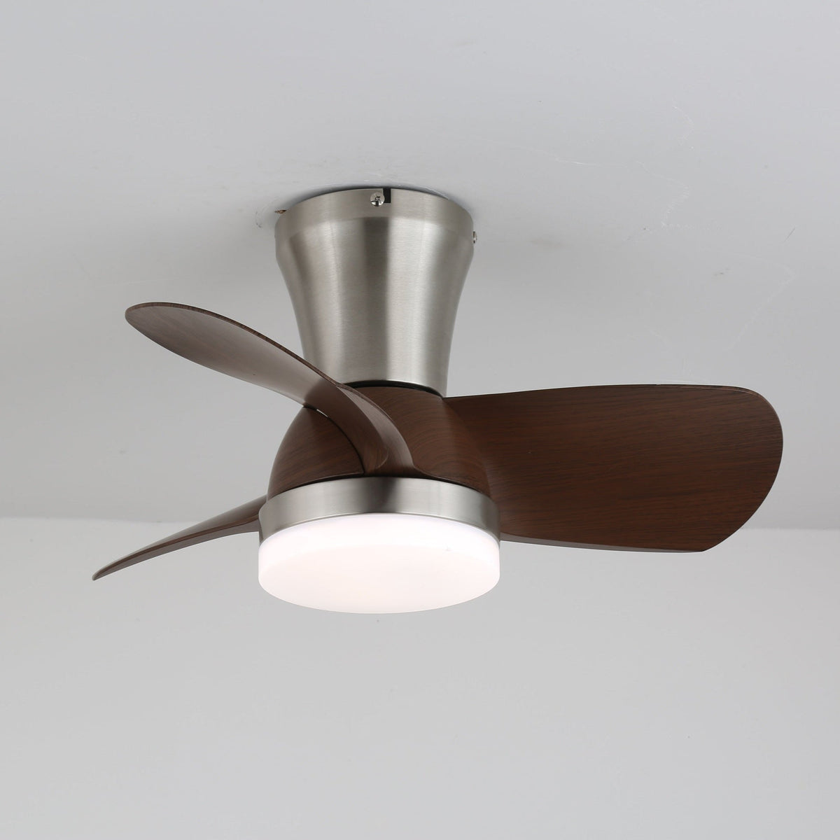 Plafonnier Ventilateur Deynor en Bois