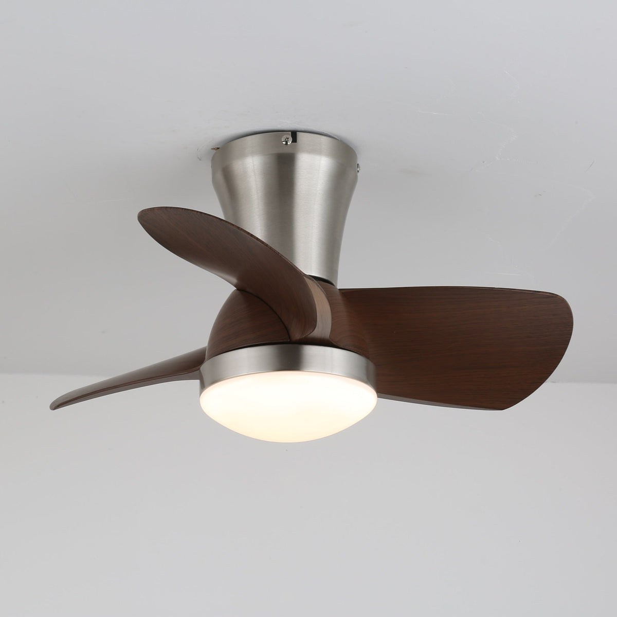 Plafonnier Ventilateur Deynor en Bois