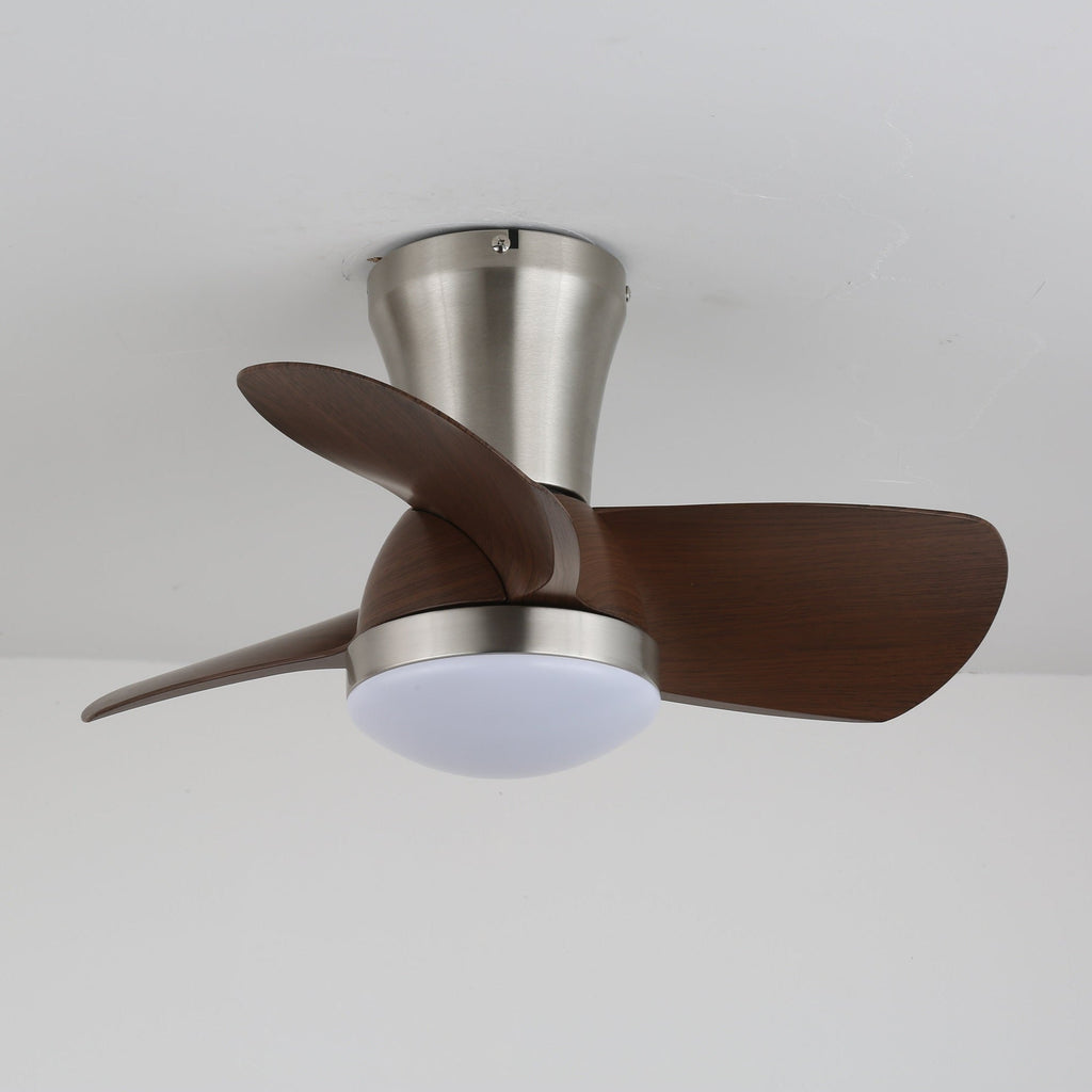 Plafonnier Ventilateur Deynor en Bois