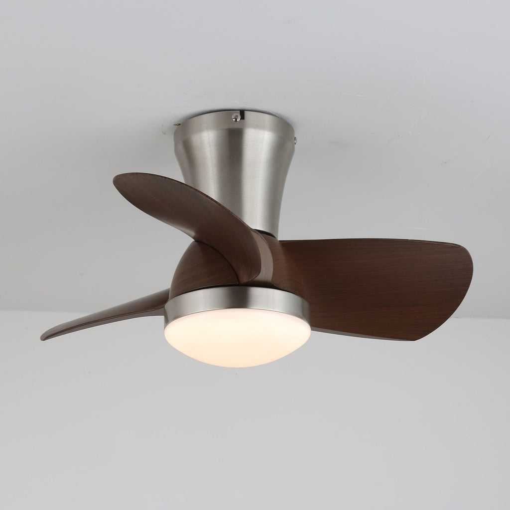 Plafonnier Ventilateur Deynor en Bois