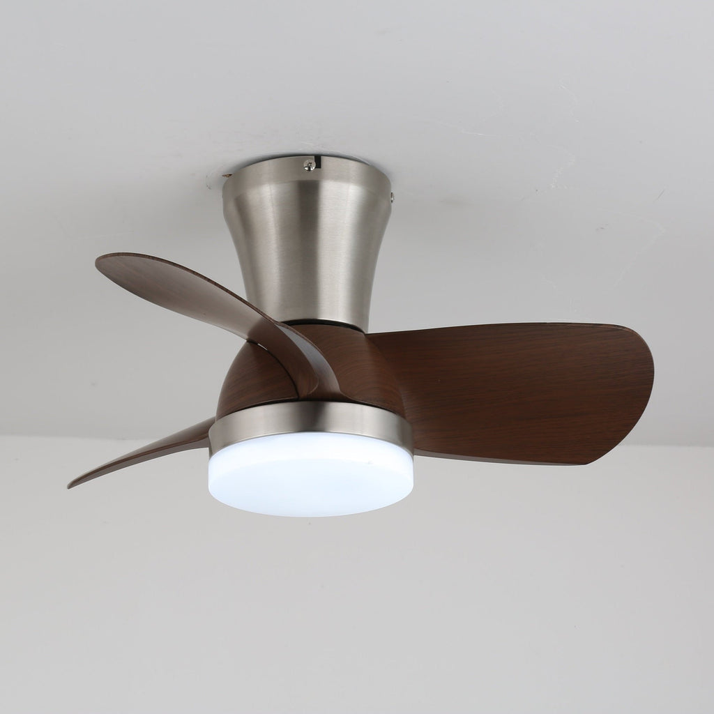 Plafonnier Ventilateur Deynor en Bois