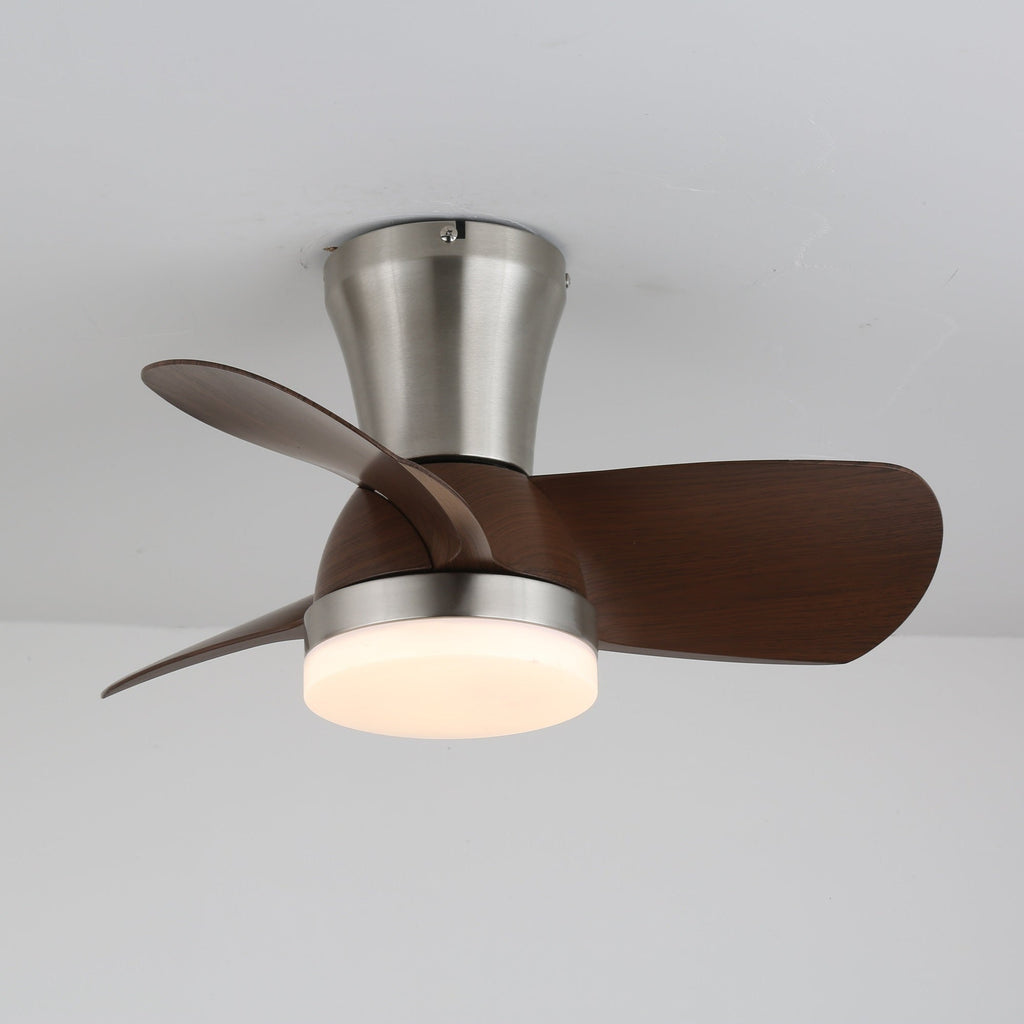Plafonnier Ventilateur Deynor en Bois
