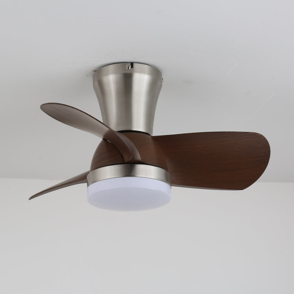 Plafonnier Ventilateur Deynor en Bois