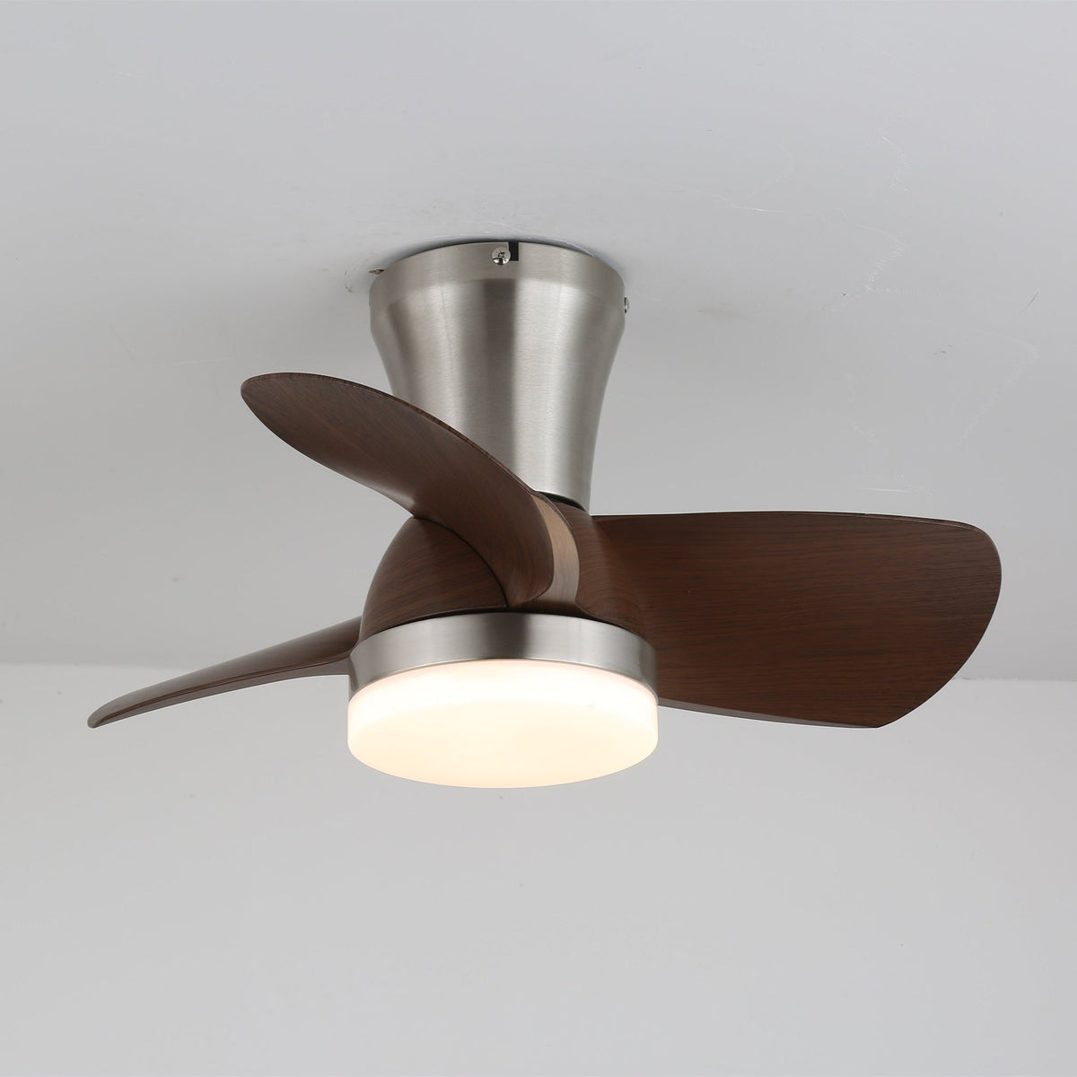 Plafonnier Ventilateur Deynor en Bois