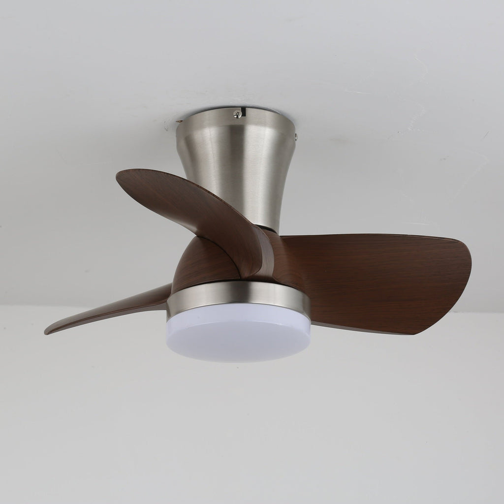 Plafonnier Ventilateur Deynor en Bois