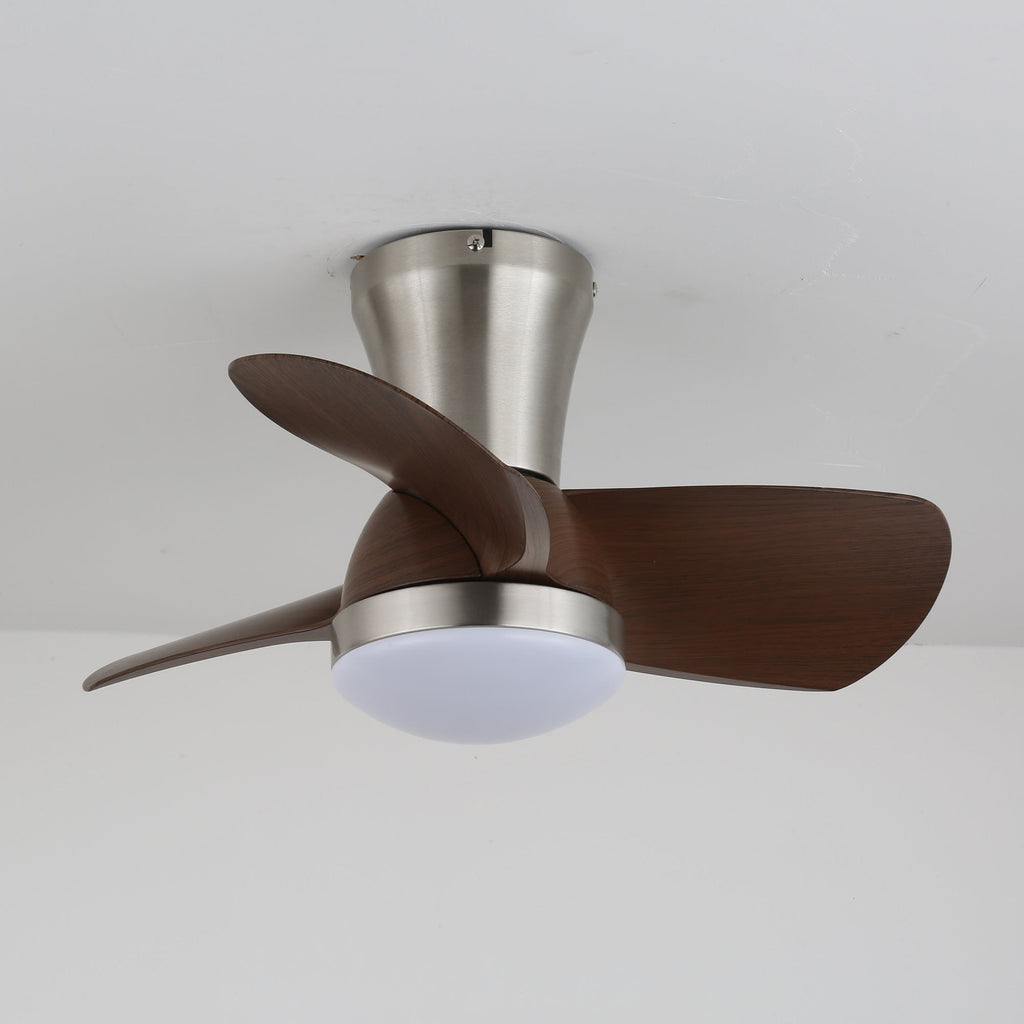Plafonnier Ventilateur Deynor en Bois