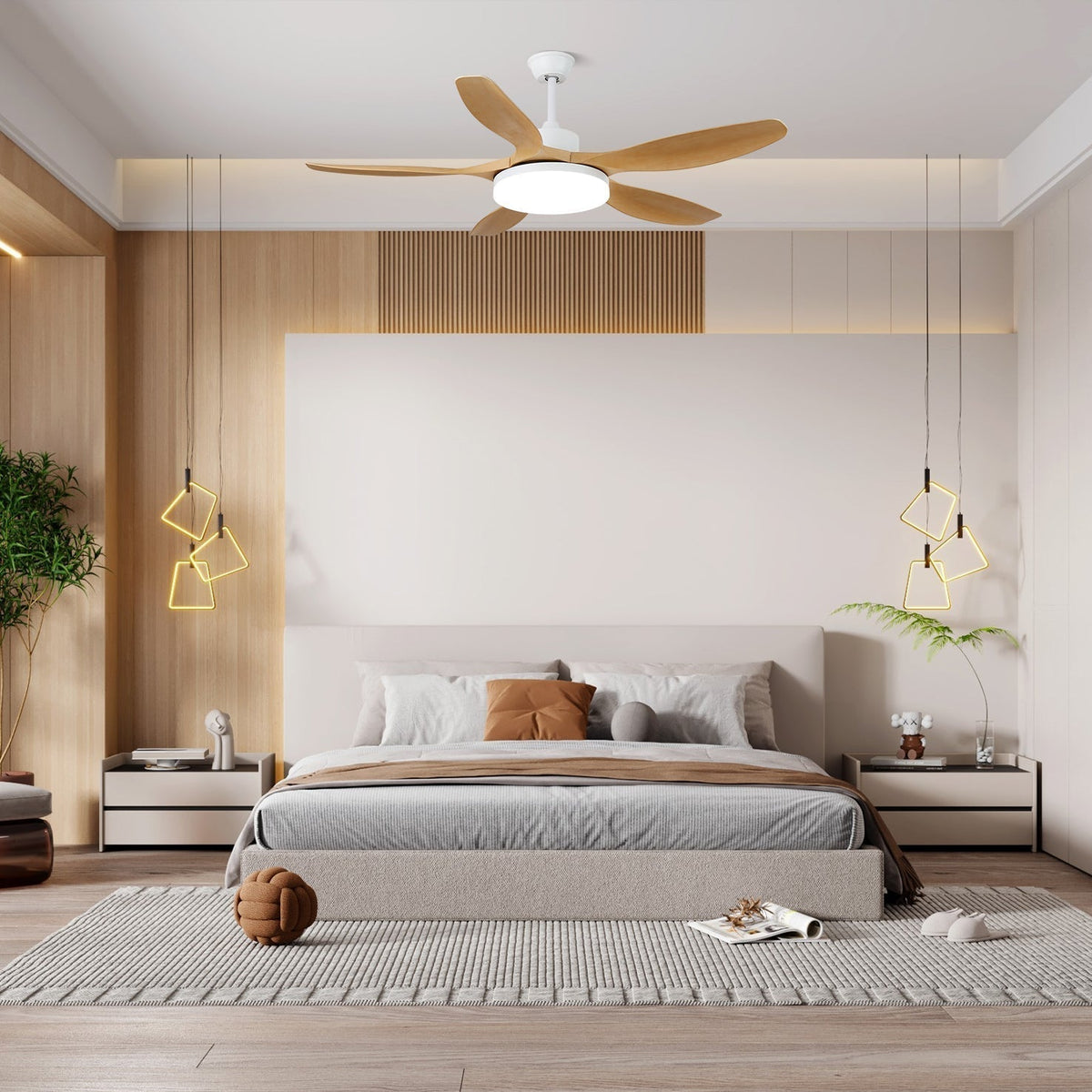 Plafonnier Ventilateur Arysen Minimaliste