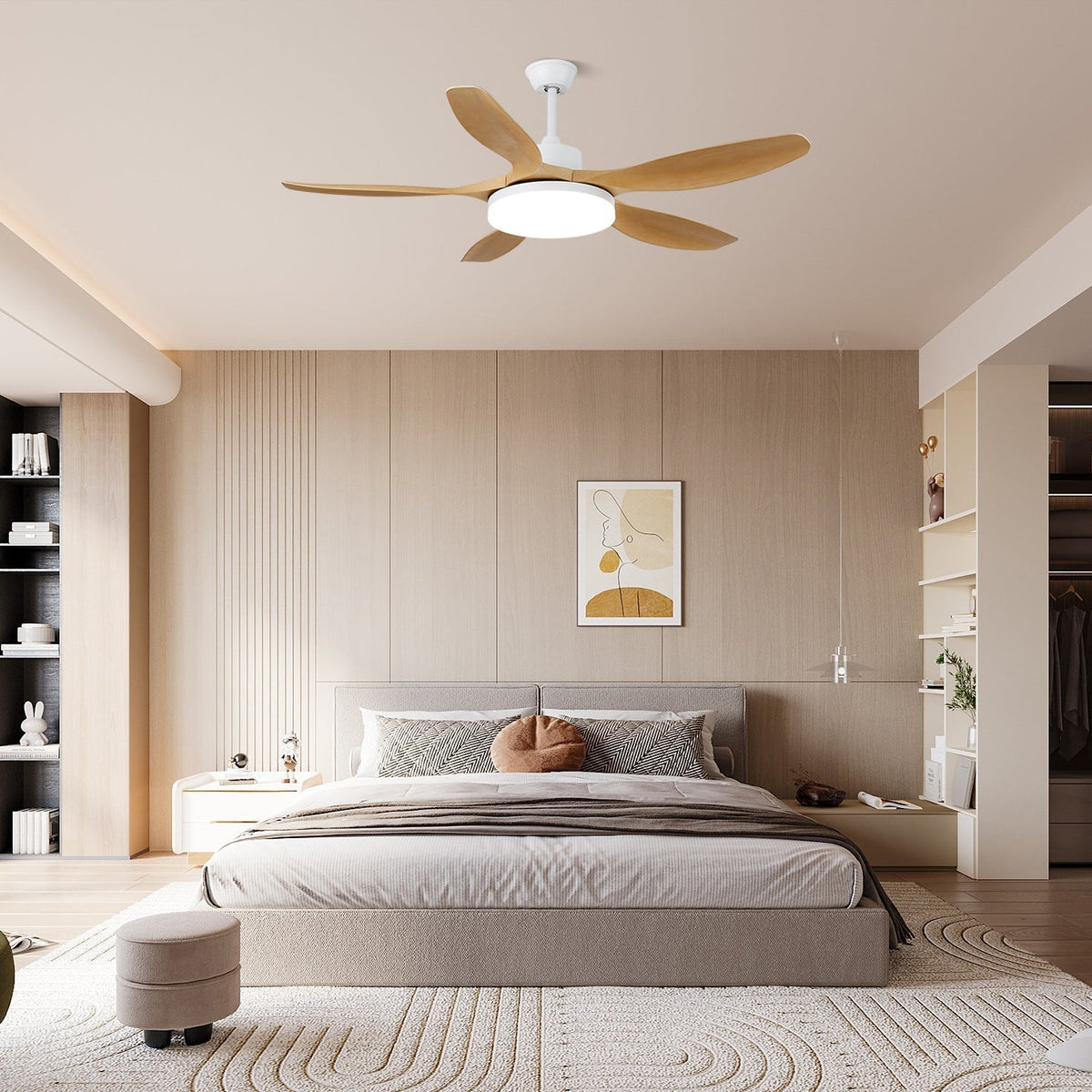 Plafonnier Ventilateur Arysen Minimaliste