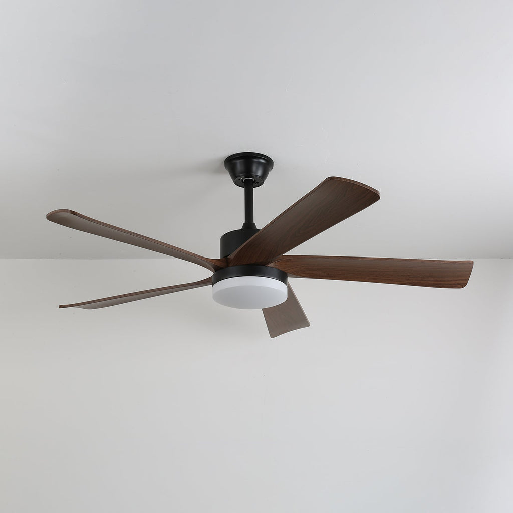 Plafonnier Ventilateur Eryndor en Bois