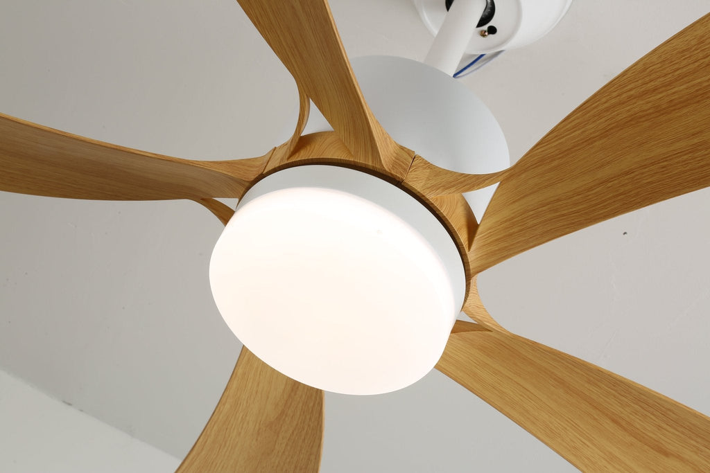 Plafonnier Ventilateur Sylven en Bois