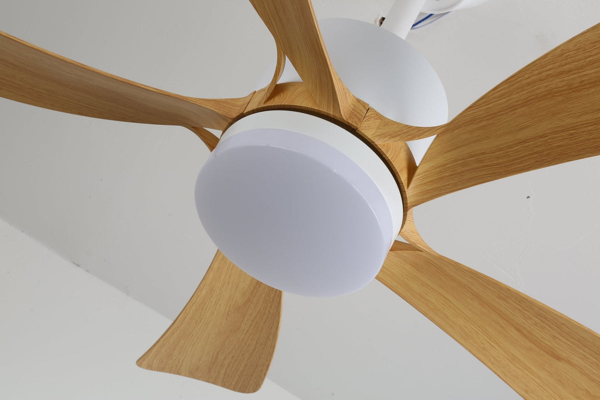 Plafonnier Ventilateur Sylven en Bois