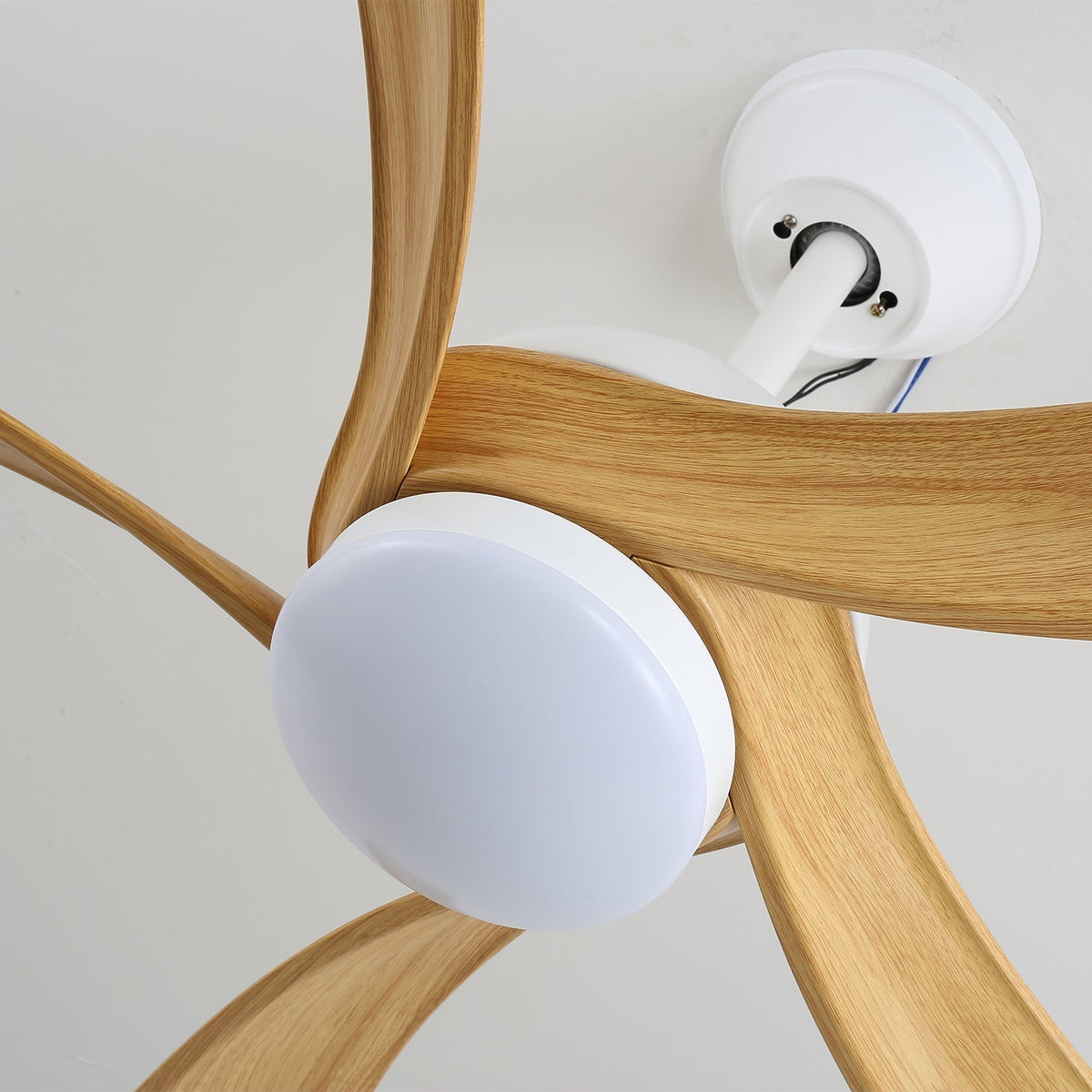Plafonnier Ventilateur Sylven en Bois