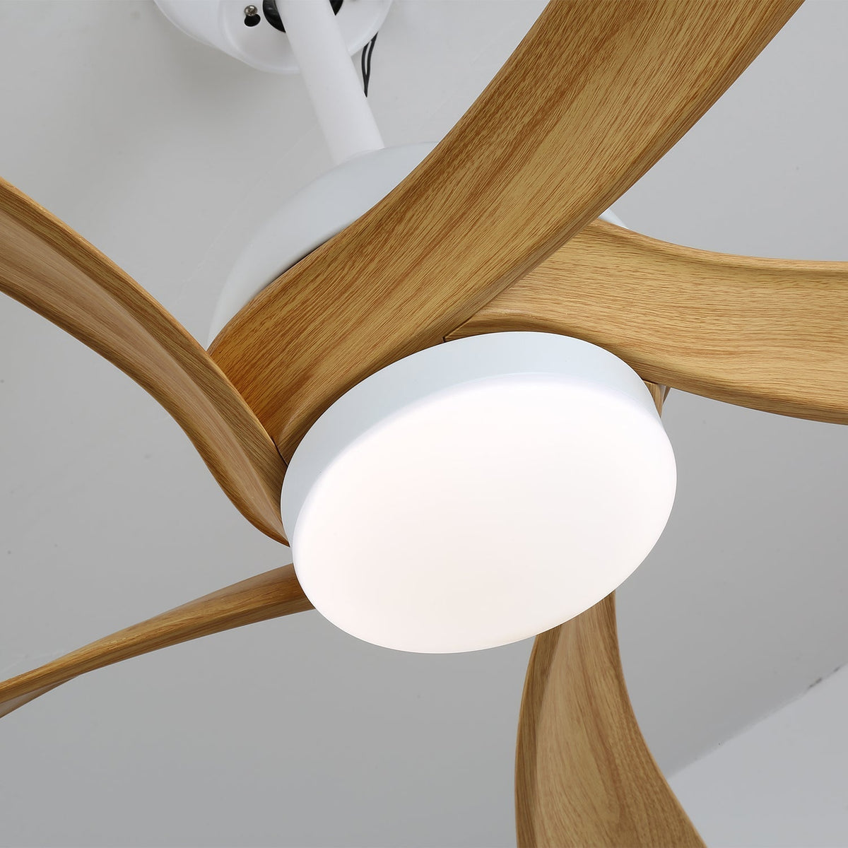 Plafonnier Ventilateur Sylven en Bois