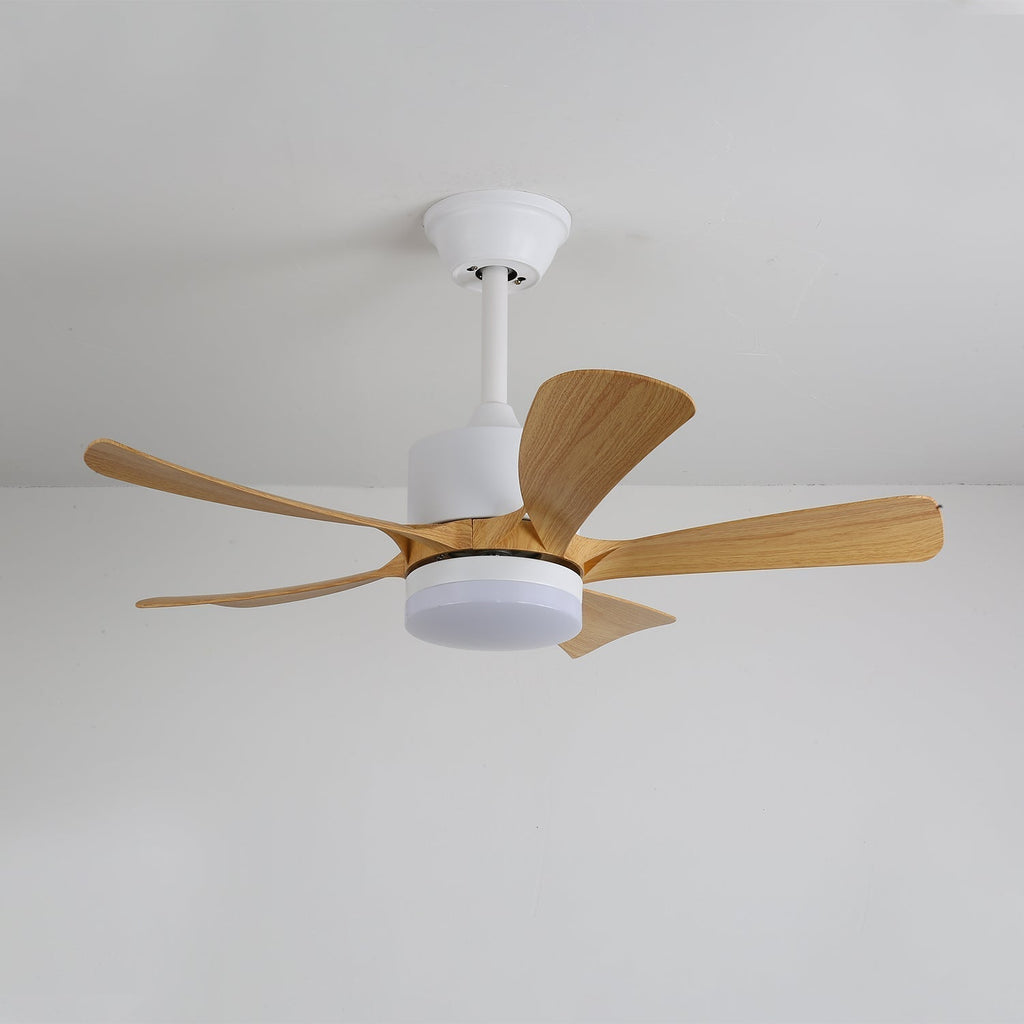 Plafonnier Ventilateur Sylven en Bois