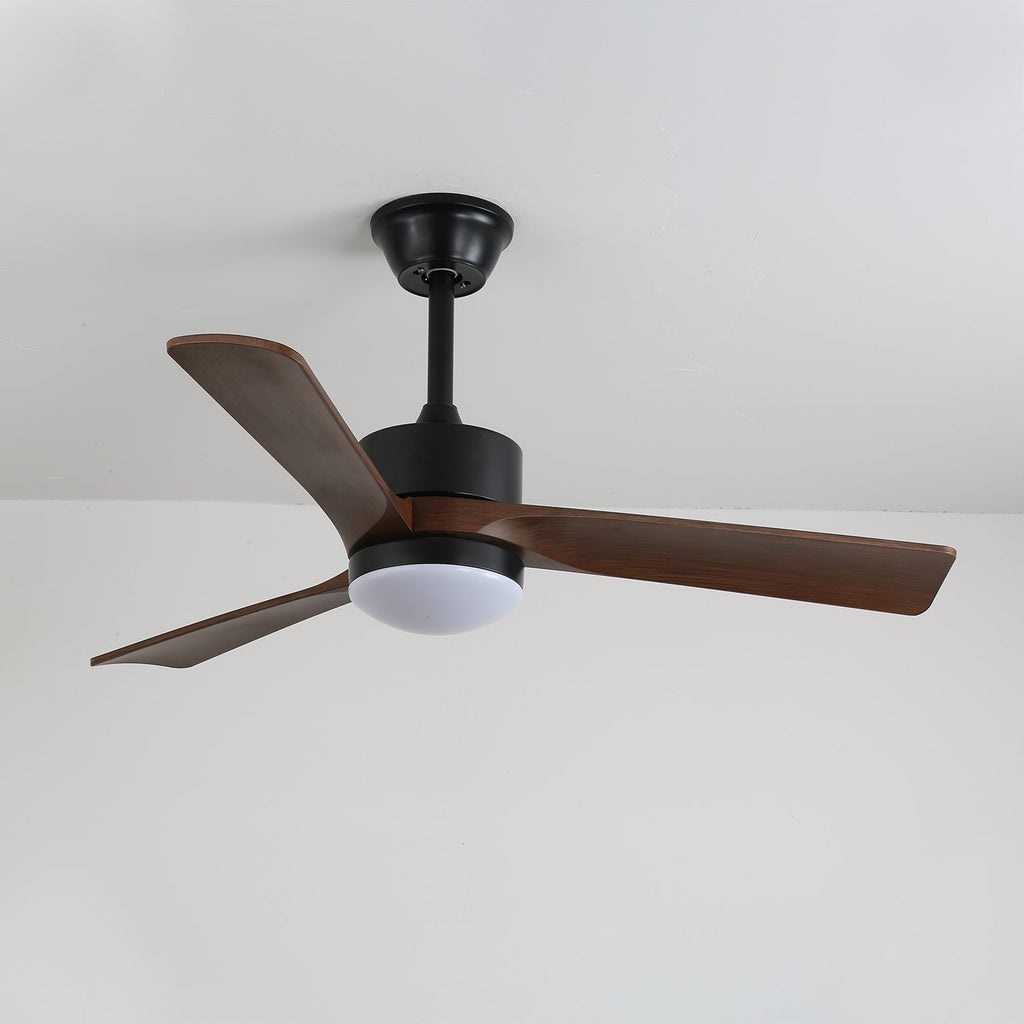 Plafonnier Ventilateur Evraeis en Bois
