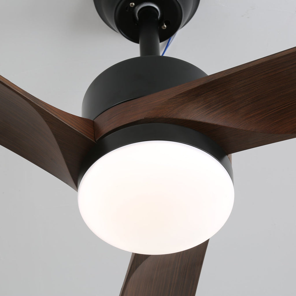 Plafonnier Ventilateur Evraeis en Bois
