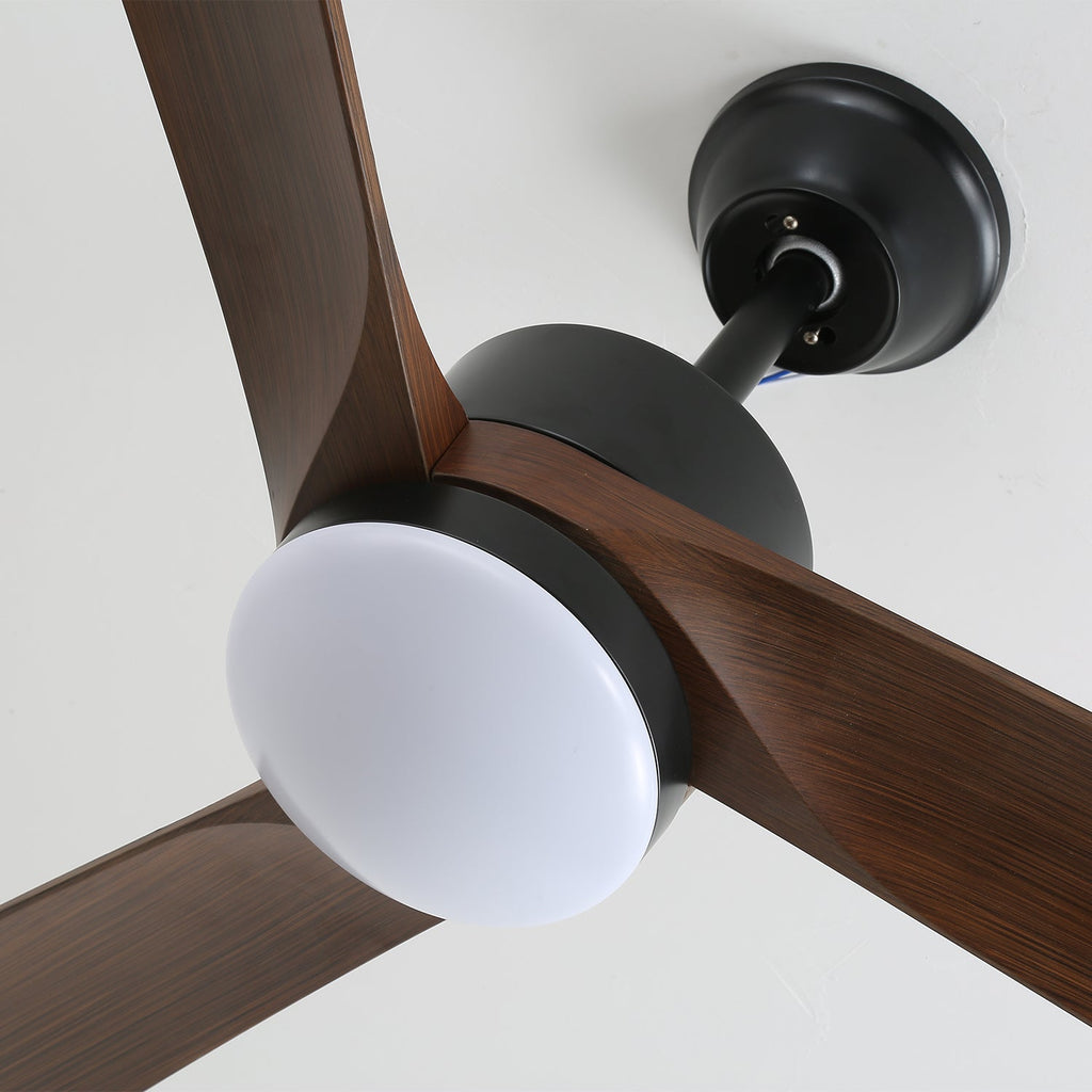 Plafonnier Ventilateur Evraeis en Bois