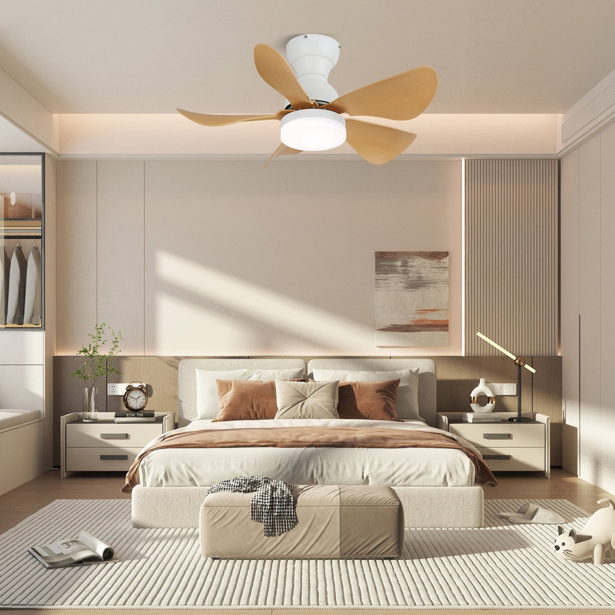 Plafonnier Ventilateur Callen Compact