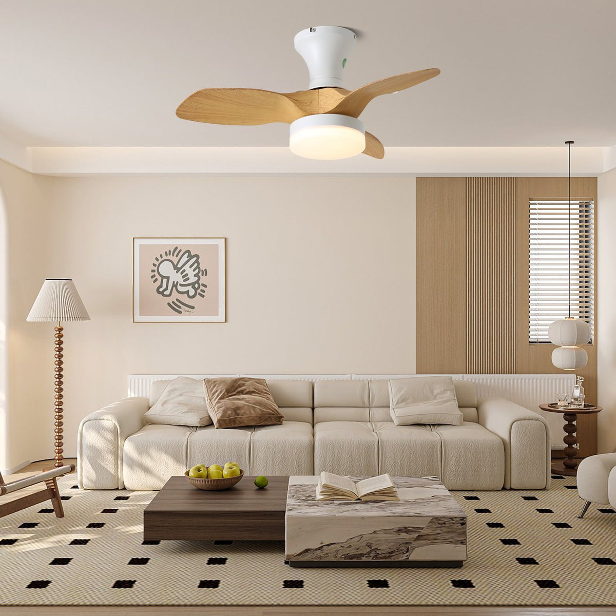 Plafonnier Ventilateur Nora Minimaliste