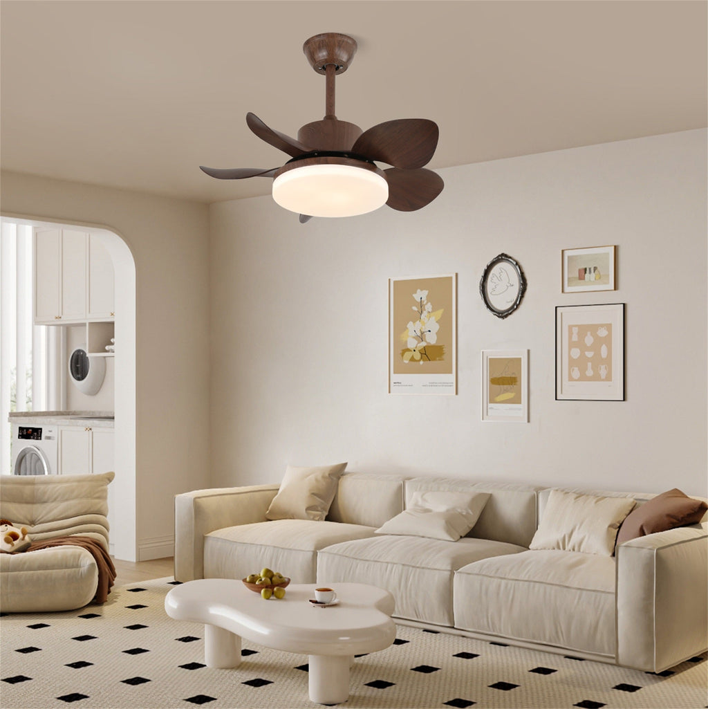 Plafonnier Ventilateur Alenya en Bois