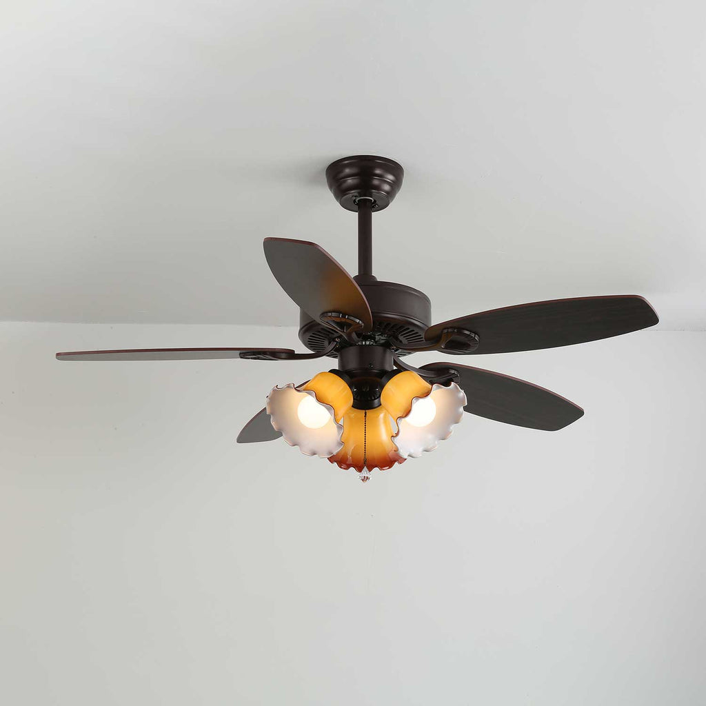 Plafonnier Ventilateur Calviera Vintage