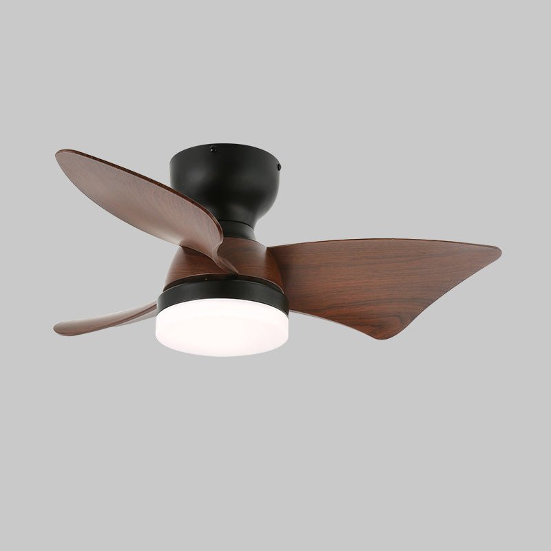 Plafonnier Ventilateur Mirella Bois & Nickel