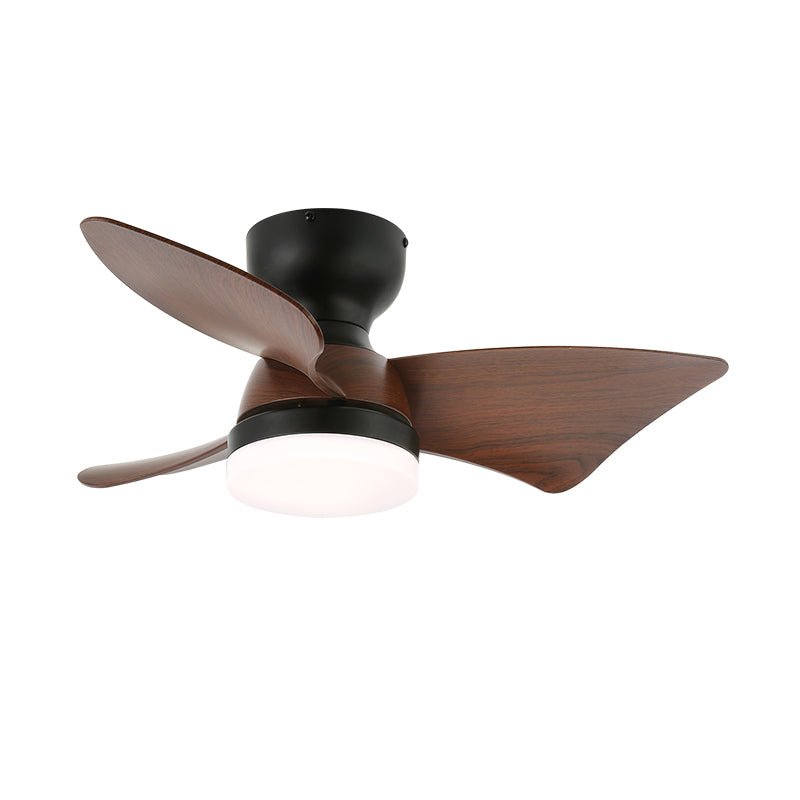 Plafonnier Ventilateur Mirella Bois & Nickel