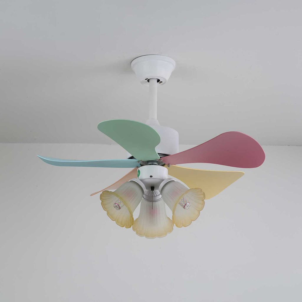 Plafonnier Ventilateur Liora Multicolore